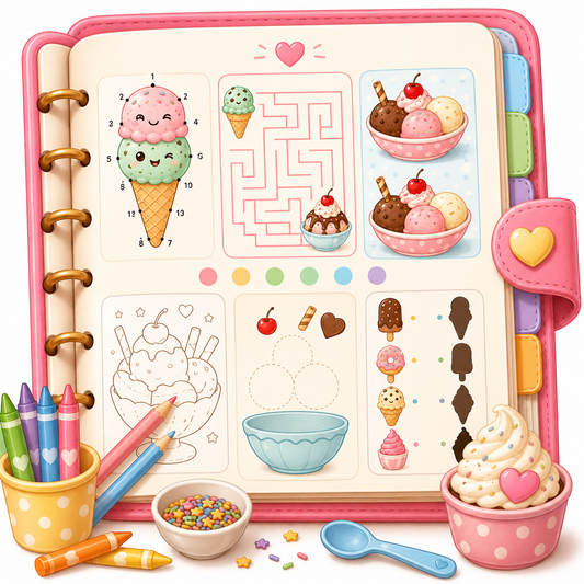 Family Frozen Treat Activity Sheets