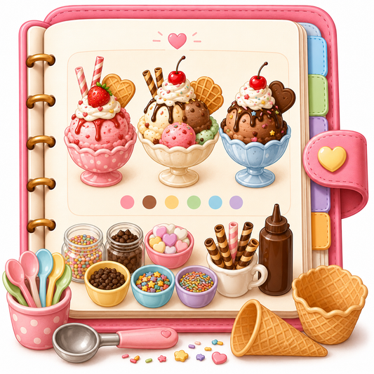 Ice Cream Decoration & Serving Guide